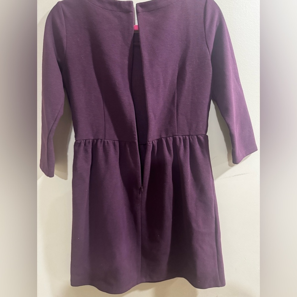 LOFT Rich Purple Midi Dress - Picture 5 of 6